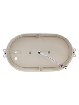 Светильник светодиодный, 6 Вт, 220 В, IP54, 6500К, пластик, овал, белый