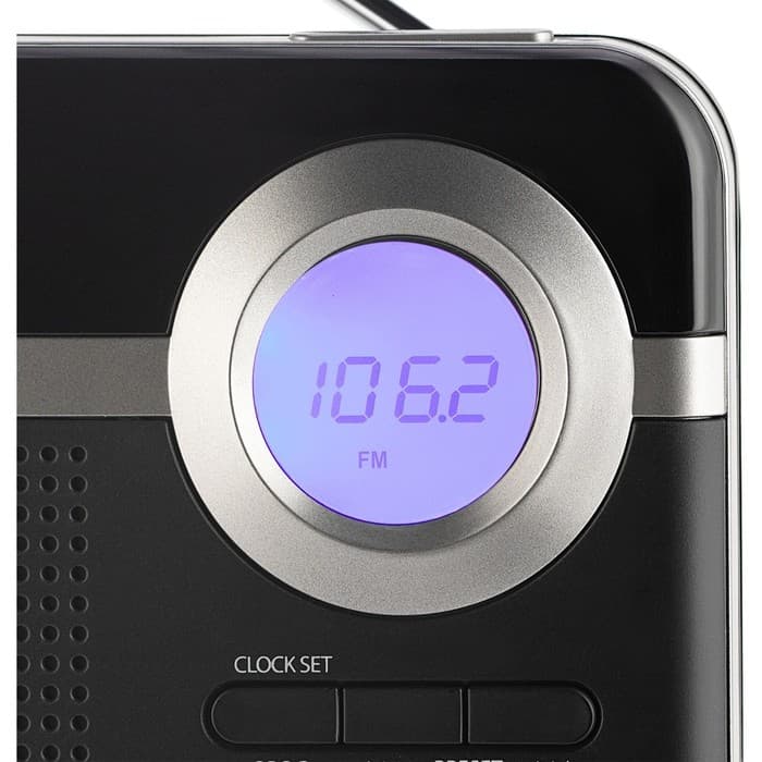 Радиоприемник настольный Vitek VT-3592, чёрный