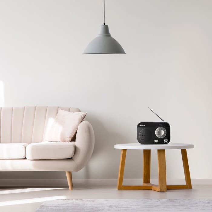 Радиоприемник настольный Vitek VT-3593, чёрный