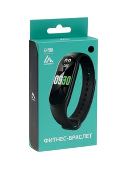 Фитнес браслет Luazon FF-SW-01, 0.96", цветной дисплей, пульсометр, оповещения, шагомер, чёрный
