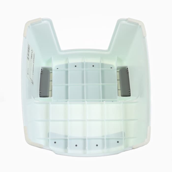 Табурет - подставка детский с прорезиненными ступеньками, 36×33×25 см, белый