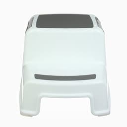 Табурет - подставка детский с прорезиненными ступеньками, 36×33×25 см, белый