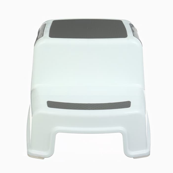 Табурет - подставка детский с прорезиненными ступеньками, 36×33×25 см, белый