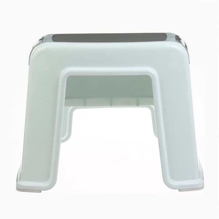 Табурет - подставка детский с прорезиненными ступеньками, 36×33×25 см, белый