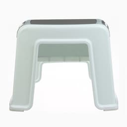 Табурет - подставка детский с прорезиненными ступеньками, 36×33×25 см, белый