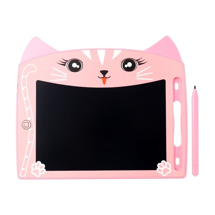 Планшет для рисования и заметок Luazon «Кот», 8.5", цветной дисплей, розовый