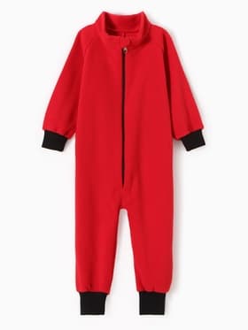 Комбинезон детский, красный, рост 92-98 см