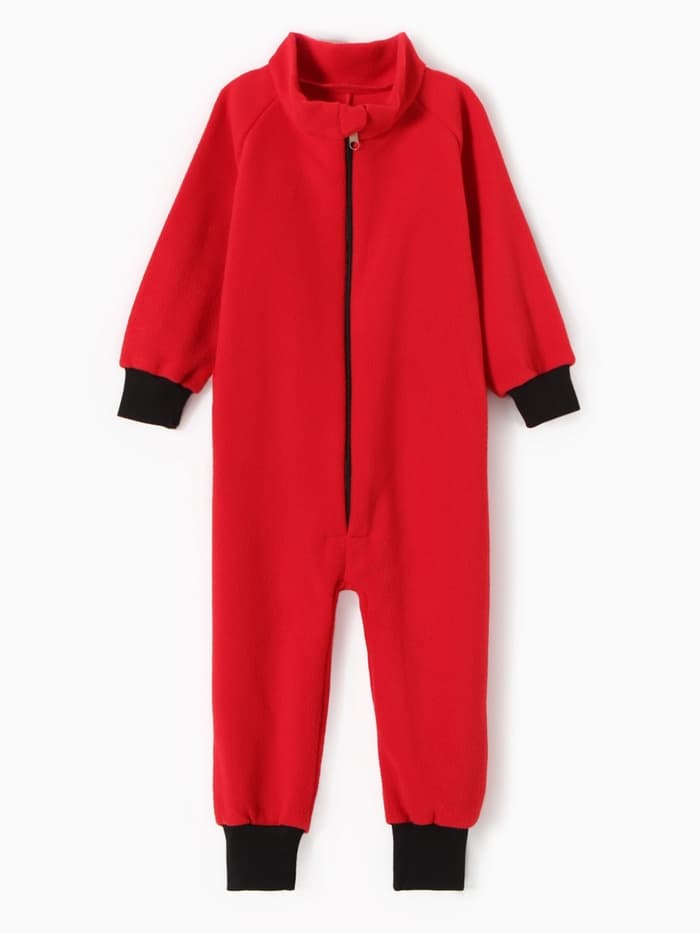 Комбинезон детский, красный, рост 92-98 см