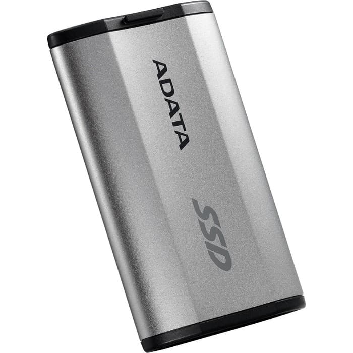Накопитель SSD A-Data, USB-C, 500 ГБ, SD810-500G-CSG, SD810, 1.8", серый