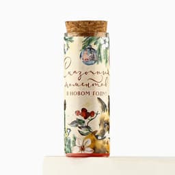 Свеча ароматическая новогодняя «Сказочных моментов», аромат вишня, 8.5×2.9 см