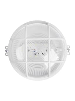 Светильник светодиодный, 8 Вт, 220 В, IP54, 6500K, пластик, белый