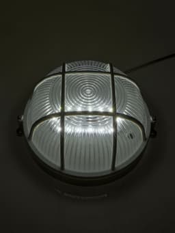 Светильник светодиодный, 8 Вт, 220 В, IP54, 6500K, пластик, белый