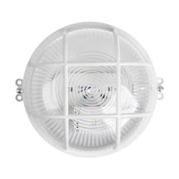 Светильник светодиодный аварийный, 8 Вт, 220 В, IP54, 6500K, пластик, решётка, белый
