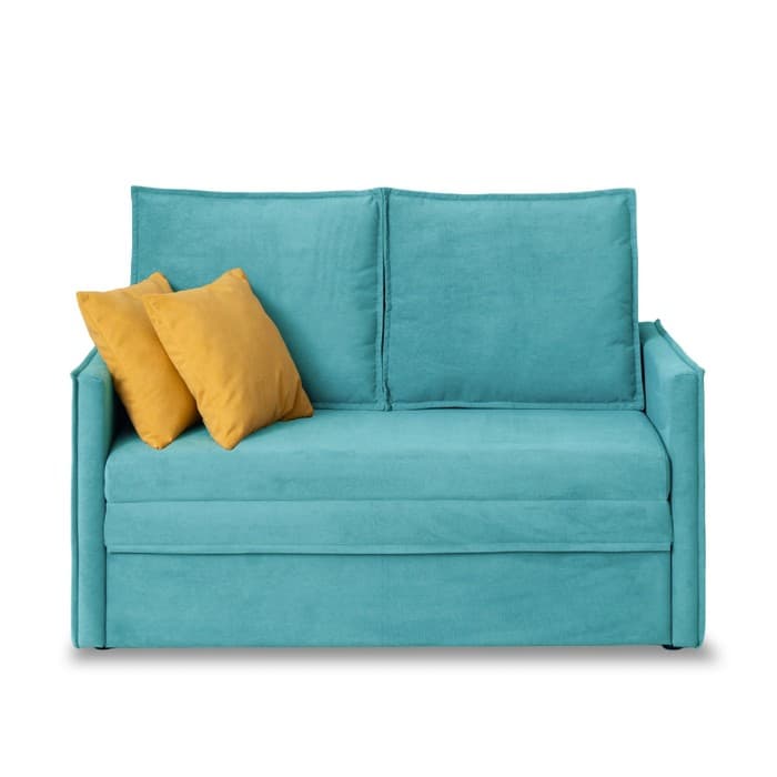 Диван – кровать «Бонн», механизм выкатной, велюр, цвет бирюзовый