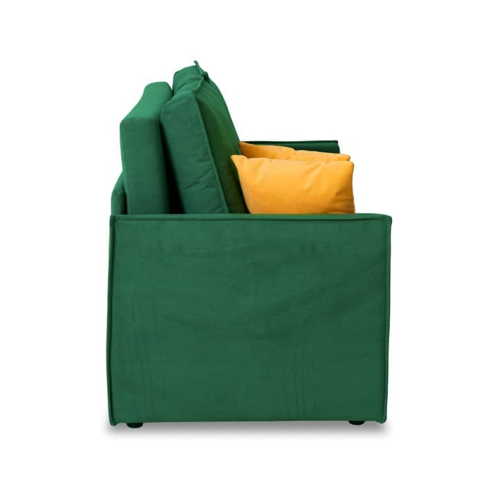 Диван – кровать «Бонн», механизм выкатной, велюр, цвет зелёный