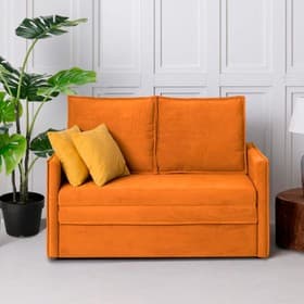 Диван – кровать «Бонн», механизм выкатной, велюр, цвет оранжевый