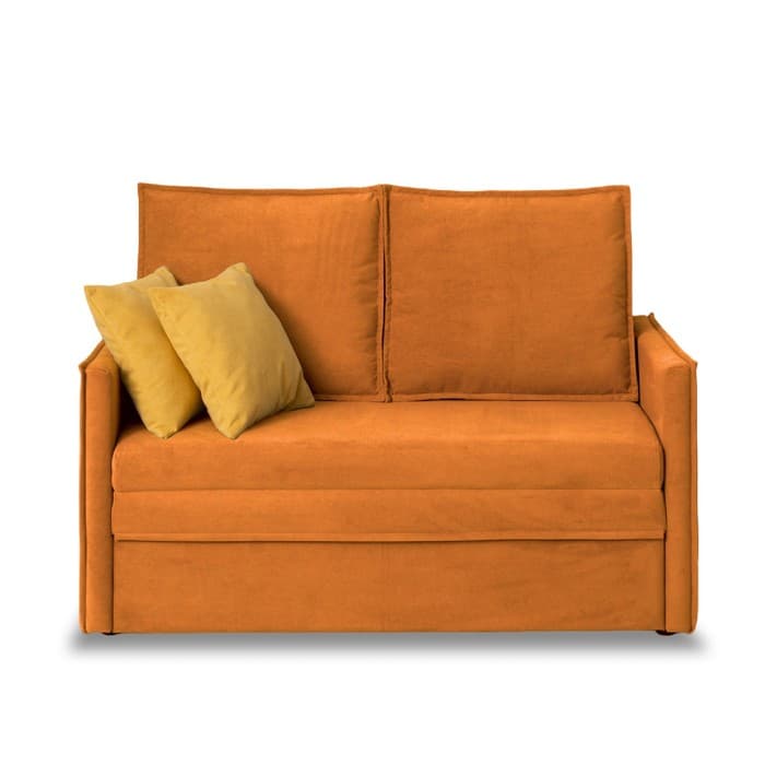 Диван – кровать «Бонн», механизм выкатной, велюр, цвет оранжевый