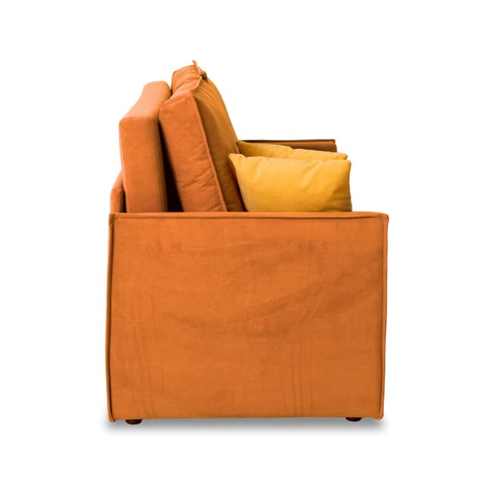Диван – кровать «Бонн», механизм выкатной, велюр, цвет оранжевый