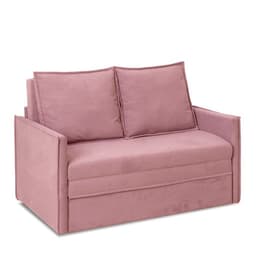 Диван – кровать «Бонн», механизм выкатной, велюр, цвет розовый