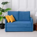 Диван – кровать «Бонн», механизм выкатной, велюр, цвет синий