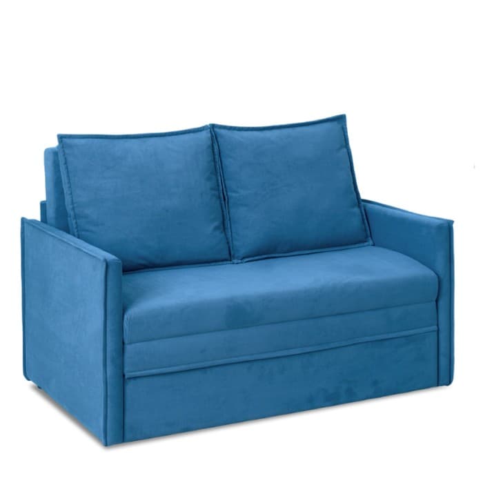 Диван – кровать «Бонн», механизм выкатной, велюр, цвет синий