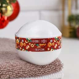 Подарочный набор для ванны и ухода за телом: 2 бомбочки (роза, персик), 2 мыла (апельсин, корица, кофе, брусника)