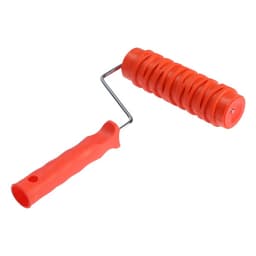 Валик декоративный ТУНДРА, резиновый, «кора березы», рукоятка d=6 мм, 180 мм