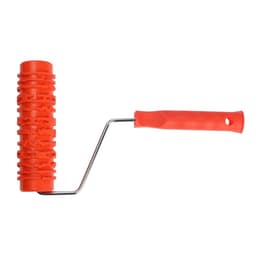 Валик декоративный ТУНДРА, резиновый, «кора сосны», рукоятка d=6 мм, 180 мм