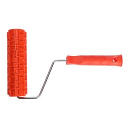 Валик декоративный ТУНДРА, резиновый, «крокодил», рукоятка d=6 мм, 180 мм