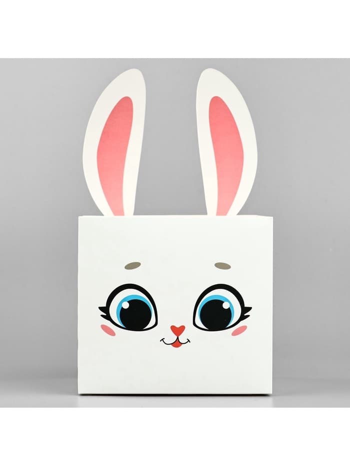 Коробки для мини букетов «Зайка», 12×20×10 см