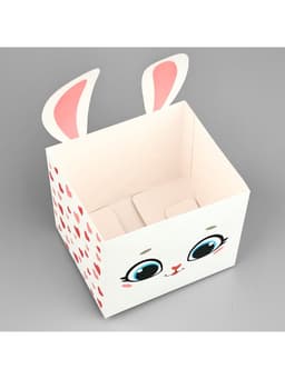 Коробки для мини букетов «Зайка», 12×20×10 см