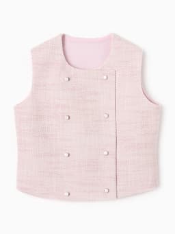 Жилетка для девочки, MINAKU :Party Dress, розовая, рост 140 см