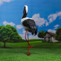 Садовая фигура из полистоуна «Журавль», 40×16×25 см