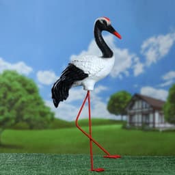 Садовая фигура из полистоуна «Журавль», 40×16×25 см