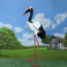 Садовая фигура из полистоуна «Журавль», 40×16×25 см