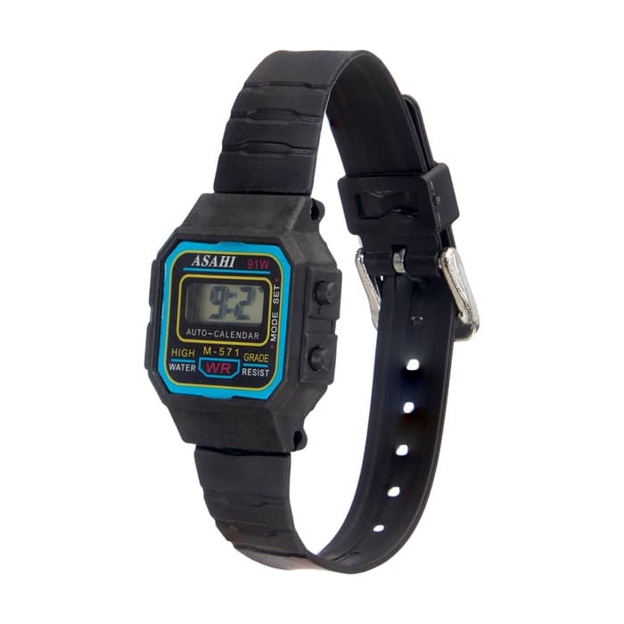 Часы наручные электронные, детские, циферблат 2×2 см, ремешок силикон