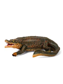 Садовая фигура из полистоуна «Крокодил», 20×50×28 см