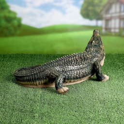 Садовая фигура из полистоуна «Крокодил», 20×50×28 см
