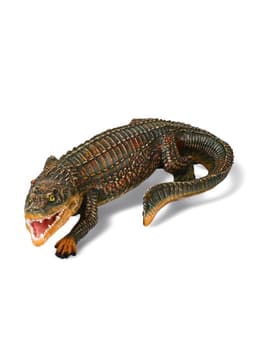 Садовая фигура из полистоуна «Крокодил», 20×50×28 см