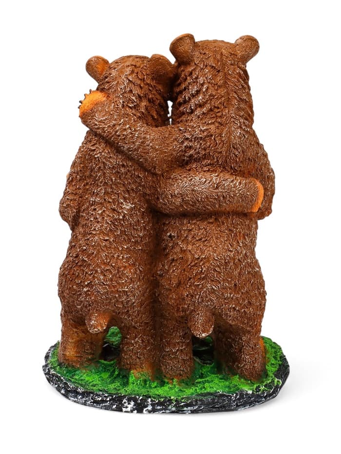 Садовая фигура из полистоуна «Мишки-семейка», 45×25×32 см