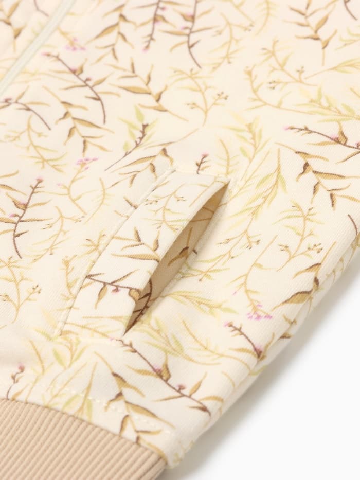 Бомбер детский MINAKU Nature, рост 68-74 см, бежевый