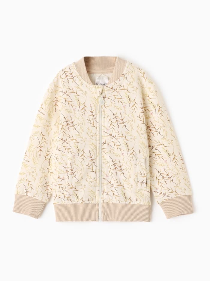Бомбер детский MINAKU Nature, рост 92-98 см, бежевый