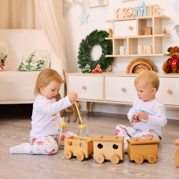 Пижама детская (брюки, лонгслив) MINAKU New Year's cars, рост 68-74 см, белая