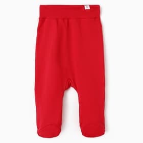 Ползунки детские MINAKU Winter, рост 80-86 см, красные