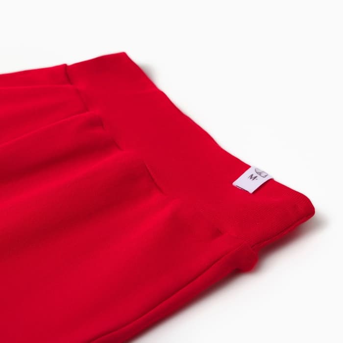 Ползунки детские MINAKU Winter, рост 80-86 см, красные