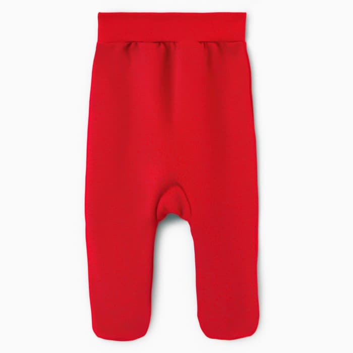 Ползунки детские MINAKU Winter, рост 80-86 см, красные