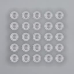 Колпачки для краски, d=10 мм, набор - 25 шт., прозрачные