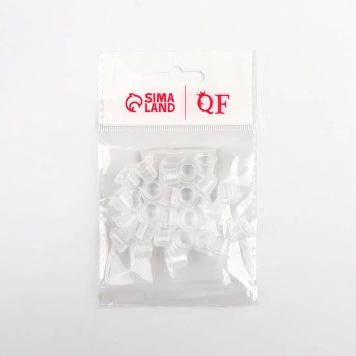 Колпачки для краски, d=10 мм, набор - 25 шт., прозрачные