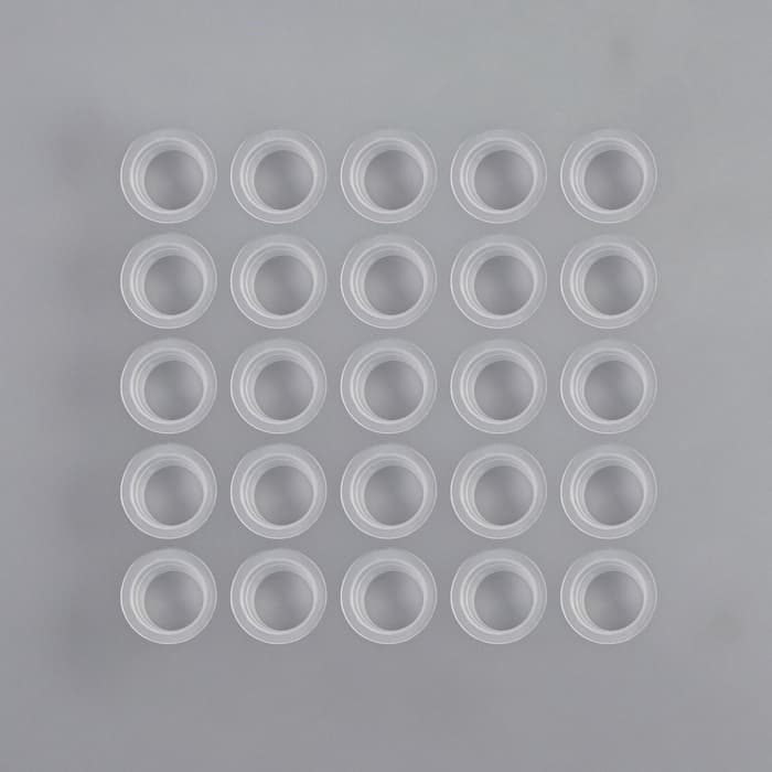Колпачки для краски, d=14 мм, набор - 25 шт., прозрачные