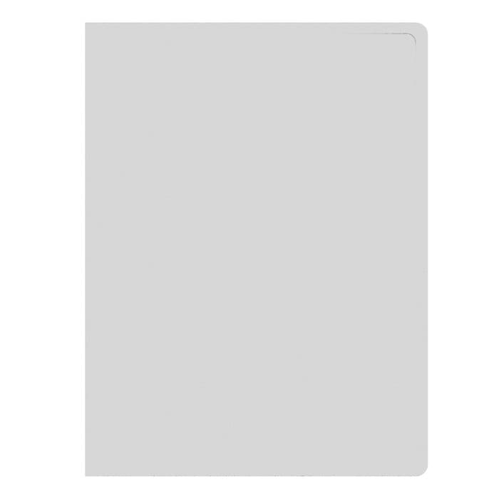 Папка с пружинным скоросшивателем А4, 500 мкм, корешок 15 мм, Calligrata, до 100 листов, белая